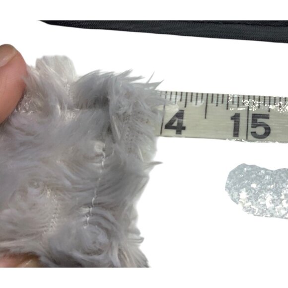 Baby by Bon Bébé Plush Gray Mouse Lovey Security Blanket Gray 14” Soft Swirls - Picture 7 of 7